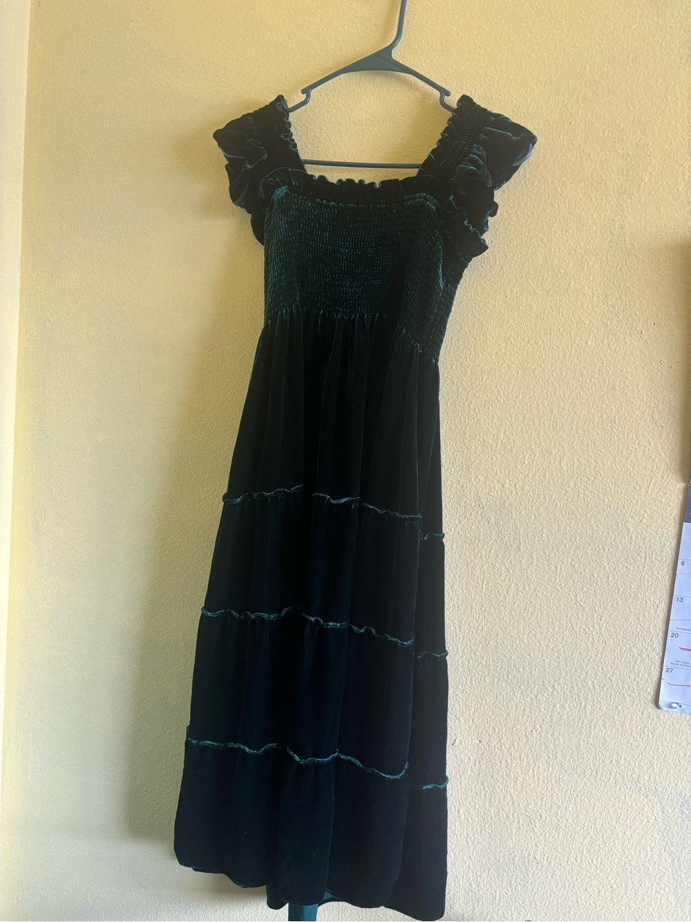 Hill House Home The Nap Dress in Emerald Green Size Small